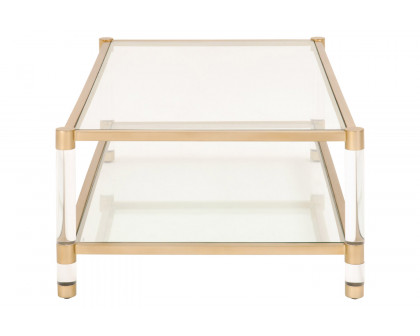 Essentials - Traditions Nouveau Coffee Table in Brushed Brass