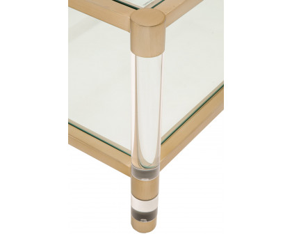 Essentials - Traditions Nouveau Coffee Table in Brushed Brass