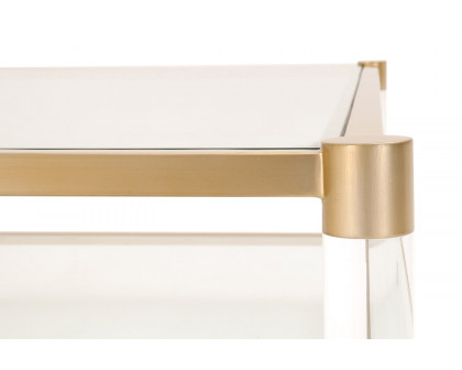 Essentials - Traditions Nouveau Coffee Table in Brushed Brass