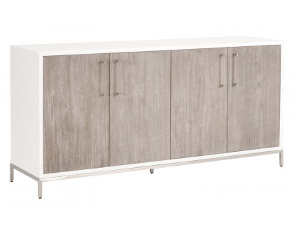 Essentials - Traditions Nouveau Media Sideboard in Natural Gray