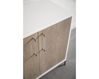 Essentials - Traditions Nouveau Media Sideboard in Natural Gray