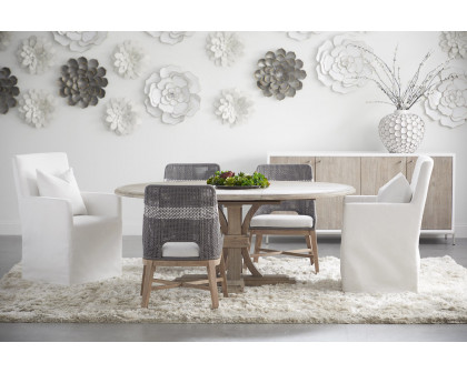 Essentials - Traditions Nouveau Media Sideboard in Natural Gray