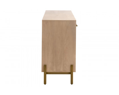 Essentials - Traditions Dwell Media Sideboard in Light Honey Oak