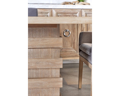 Essentials Traditions Azure Carrera Media Sideboard - Natural Gray