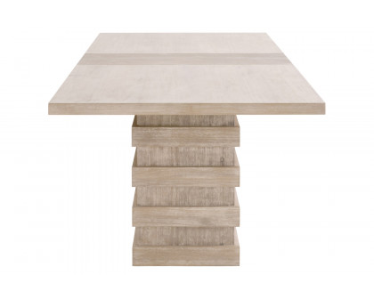 Essentials - Traditions Plaza Extension Dining Table in Natural Gray