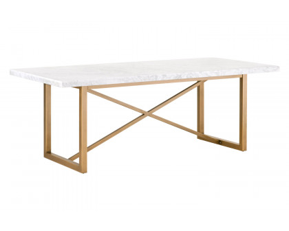 Essentials - Traditions Carrera Dining Table in Brushed Gold