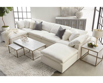 Essentials - Traditions Carrera Nesting Coffee Table in Brushed Gold