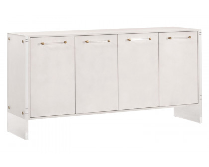 Essentials - Traditions Sonia Shagreen Media Sideboard in Pearl Shagreen