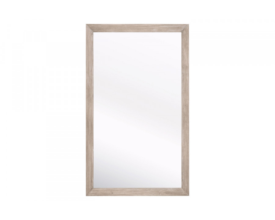 Essentials - Traditions Bevel Mirror in Natural Gray