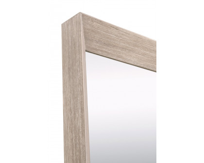 Essentials - Traditions Bevel Mirror in Natural Gray