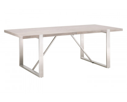 Essentials - Traditions Gage Extension Dining Table in Natural Gray