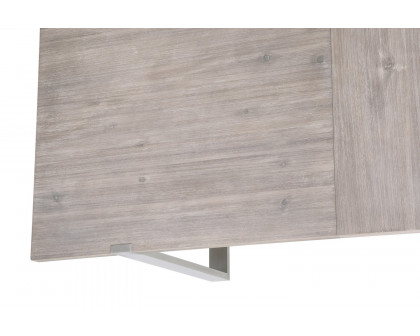 Essentials - Traditions Gage Extension Dining Table in Natural Gray