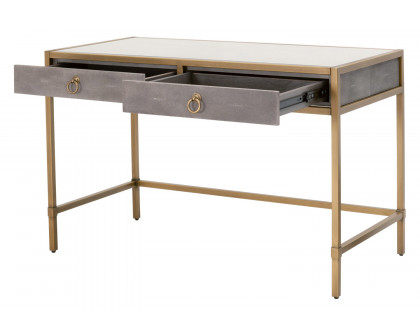 Essentials Traditions Strand Shagreen Desk - Gray