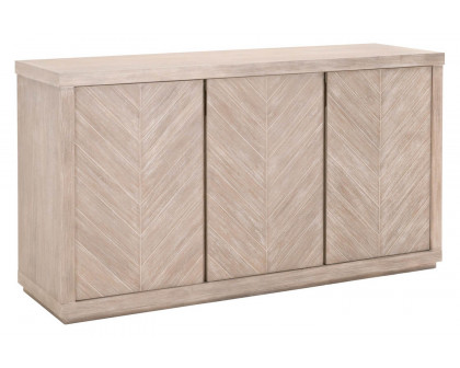 Essentials - Traditions Adler Media Sideboard in Natural Gray