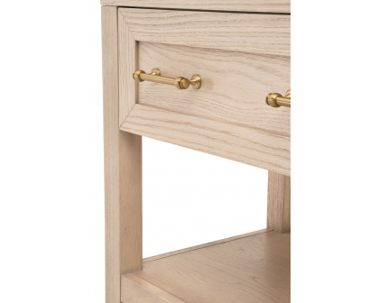 Essentials Traditions Stella 1-Drawer Nightstand - Light Honey Oak