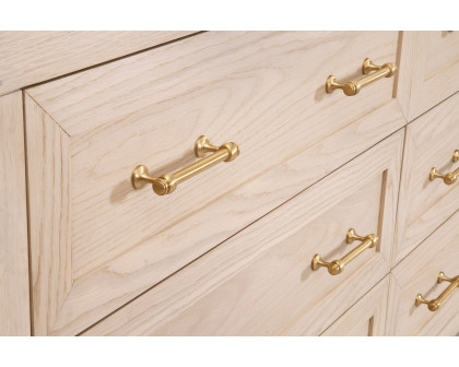 Essentials Traditions Stella 6-Drawer Double Dresser - Light Honey Oak