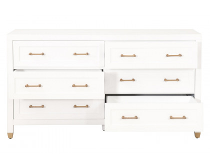 Essentials Traditions Stella 6-Drawer Double Dresser - Matte White