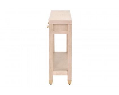 Essentials Traditions Stella Narrow Console Table - Light Honey Oak