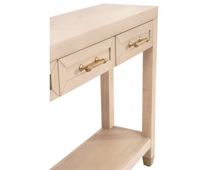 Essentials Traditions Stella Narrow Console Table - Light Honey Oak