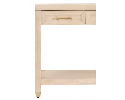 Essentials Traditions Stella Narrow Console Table - Light Honey Oak