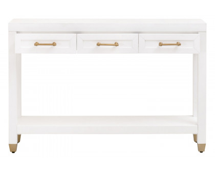 Essentials Traditions Stella Narrow Console Table - Matte White