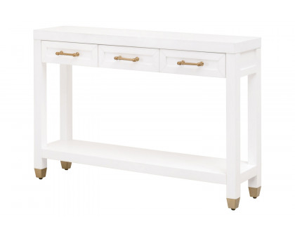 Essentials Traditions Stella Narrow Console Table - Matte White