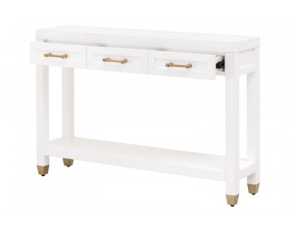 Essentials Traditions Stella Narrow Console Table - Matte White