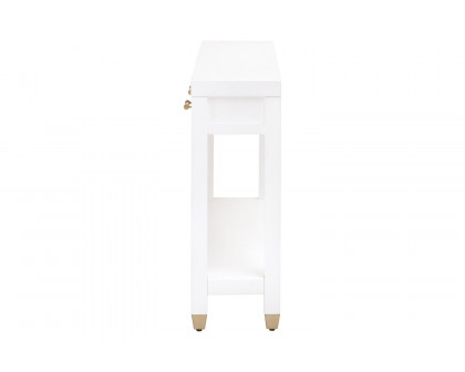 Essentials Traditions Stella Narrow Console Table - Matte White