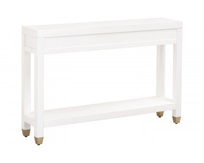 Essentials Traditions Stella Narrow Console Table - Matte White