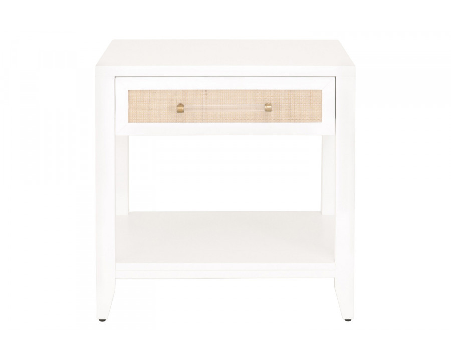 Essentials Traditions Holland 1-Drawer Side Table - Matte White