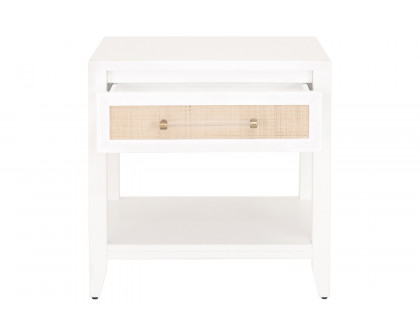 Essentials Traditions Holland 1-Drawer Side Table - Matte White