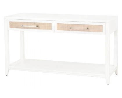 Essentials Traditions Holland 2-Drawer Console Table - Matte White