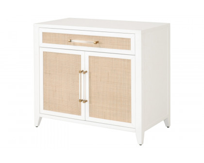 Essentials Holland Media Chest - Matte White