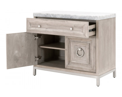 Essentials Azure Carrera Media Chest - Natural Gray