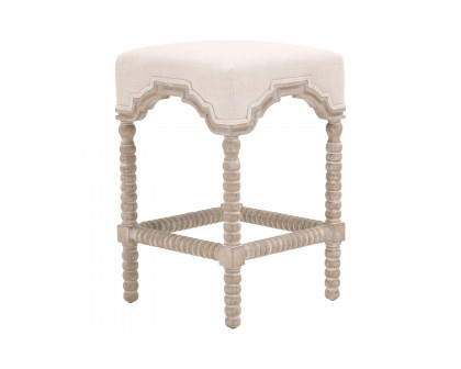 Essentials Rue Counter Stool - Bisque French Linen