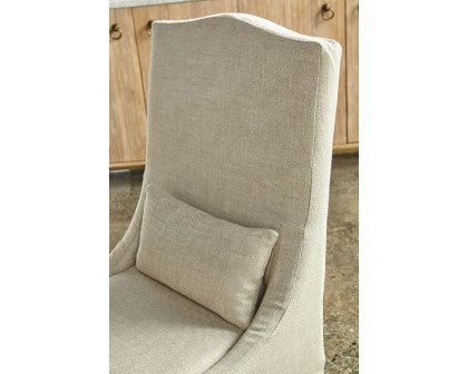 Essentials Colette Slipcover Dining Chair, Set of 2 - Bisque