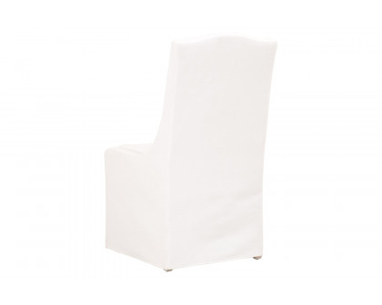 Essentials Colette Slipcover Dining Chair, Set of 2 - Livesmart Peyton Pearl