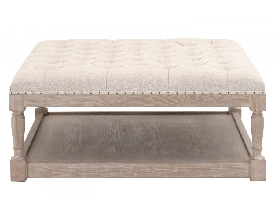 Essentials - Townsend Tufted Upholstered Coffee Table