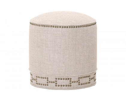 Essentials Marlow Ottoman - Bisque