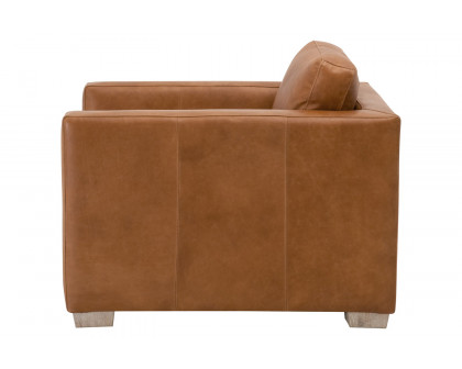 Essentials - Hayden Taper Arm Sofa Chair in Whiskey Brown