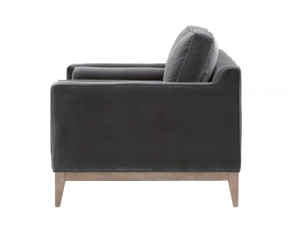 Essentials™ Parker Post Modern Sofa Chair - Dark Dove Velvet