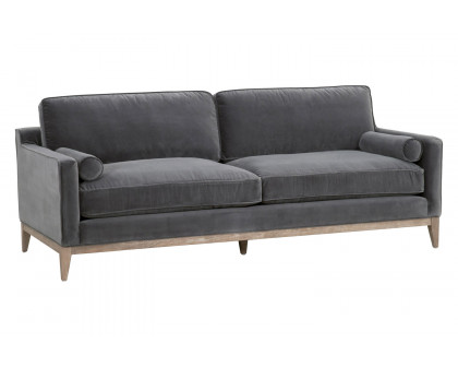 Essentials Parker 86" Post Modern Sofa - Dark Dove Velvet