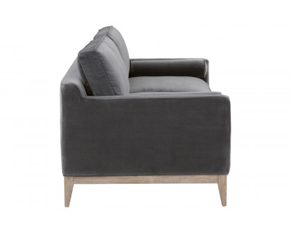 Essentials Parker 86" Post Modern Sofa - Dark Dove Velvet