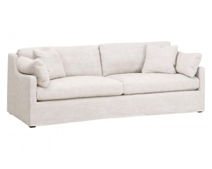 Essentials Lena 95" Slope Arm Slipcover Sofa - Bisque