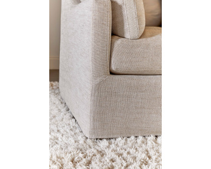 Essentials Lena 95" Slope Arm Slipcover Sofa - Bisque