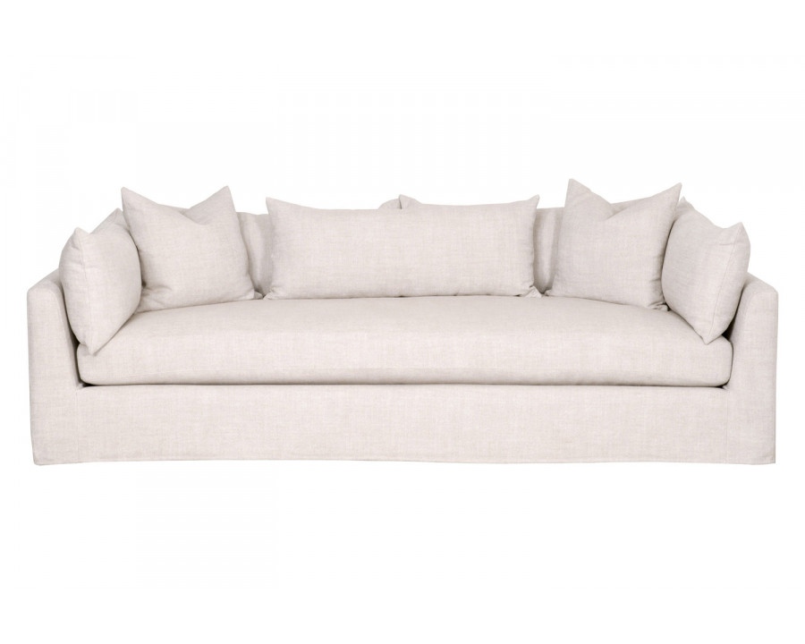 Essentials - Haven 96" Lounge Slipcover Sofa in Bisque