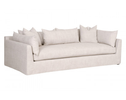 Essentials - Haven 96" Lounge Slipcover Sofa in Bisque