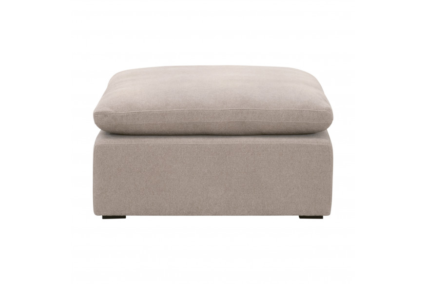 Essentials™ Sky Modular Ottoman - Performance Latte Micro Boucle, Espresso