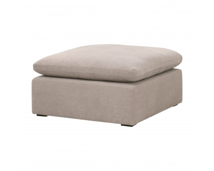 Essentials™ Sky Modular Ottoman - Performance Latte Micro Boucle, Espresso