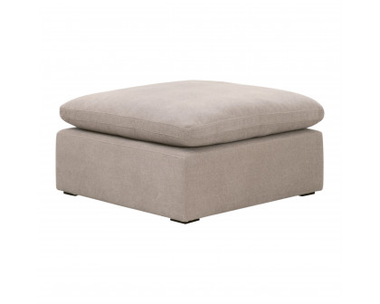 Essentials™ Sky Modular Ottoman - Performance Latte Micro Boucle, Espresso